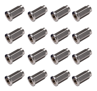 NAKRĘTKI PŁASKIE DO FELG 16SZT 3/8-24 ITP USA