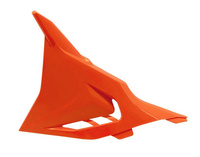 RACETECH (RTECH) 2023/10 OSŁONA FILTRA POWIETRZA LEWA KTM SX 125/250/300, SXF 250/350/450 '23-'24, XC/XC-F 125/250/300/350/450 '23-'24, EXC/EXC-F/XC/XCF-W 125/250/300/350/450 '24, KOLOR POMARAŃCZOWY