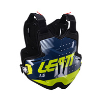LEATT (NOWOŚĆ 2024) OSŁONA KLATKI PIERSIOWEJ (BUZER) CHEST PROTECTOR 1.5 TORQUE BLUE KOLOR GRANATOWY/ŻÓŁTY FLUO ROZMIAR UNIWERSALNY