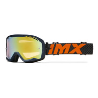 GOGLE IMX ENDURANCE FLIP GRAPHIE BLUE MATT/ ORANGE - SZYBA IRIDIUM GOLD + CLEAR (2 SZYBY W ZESTAWIE)