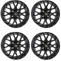 FELGA ITP HURRICANE 12X7 4/156 4+3 CZARNA POLARIS