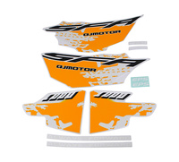 KOMPLET NAKLEJEK (BW-CZARNY) SFA1000