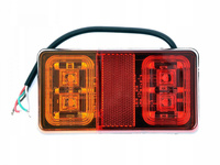 LAMPA TYLNA DO PRZYCZEPY 16 LED ZESPOLONA 12/24V