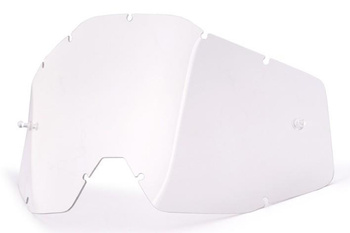 100 PROCENT WYPRZEDAŻ SZYBA/SZYBKA POJEDYNCZA DO GOGLI RACECRAFT/ACCURI/STRATA CLEAR KOLOR PRZEŹROCZYSTY Z ANTI FOG STARY KOD 51001-010-02
