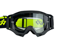 GOGLE NAXA CZARNE Z FLUO NAPISEM