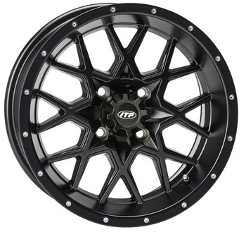 FELGA ITP HURRICANE 12X7 4/156 4+3 CZARNA 
