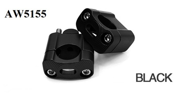 MOCOWANIE KIEROWNICY UNIWERSALNE CZARNE Z 22MM NA 22/28MM WYSOKOŚĆ 35MM