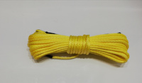 LINA SYNTETYCZNA DO WYCIĄGARKI, ŻÓŁTA 5MM 15MB