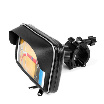BIKETEC (NOWOŚĆ) ETUI WODOODPORNE Z UCHWYTEM I Z DASZKIEM NA KIEROWNICĘ EXTREME® OBROTOWE 360 NA TELEFON / SMARTFON / NAWIGACJĘ MOTO/ROWER TYP:167-SHIELD