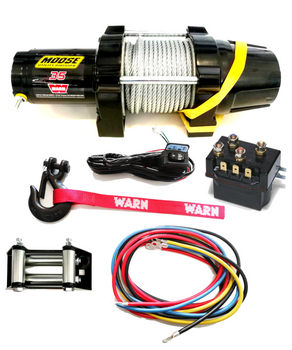 WYCIĄGARKA WARN MOOSE 3500LBS 1588KG LINA STALOWA