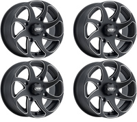 KOMPLET FELG ITP TWISTER 14X7 4/110 5+2 YAMAHA HONDA SUZUKI KAWASAKI