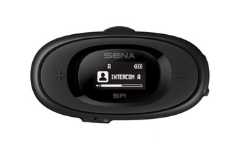 SENA 2023/01 INTERKOM MOTOCYKLOWY 5R BLUETOOTH 5.1 DO 700M Z WYŚWIETLACZEM LCD, GŁOŚNIKAMI HD SPEAKERS I UNIWERSALNYM ZESTAWEM MIKROFONÓW ( 1 ZESTAW ) (EL)
