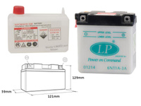 LANDPORT AKUMULATOR 6N11A-3A 6V 11AH 120X60X128 (Z ELEKTORLITEM) (4) UE2019/1148