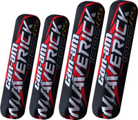 OSŁONY AMORTYZATORÓW CAN-AM MAVERICK X3 CZARNO CZERWONE