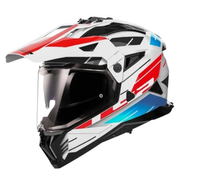 KASK LS2 AK4670222327 XXL MX702 PIONEER II WHITE RED