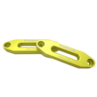 ŚLIZG LINY SYNTETYCZNEJ DO QUADA ŻÓŁTY FLUO PROWADNICA ATV QUAD ALUMINIOWA