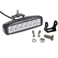 LAMPA ROBOCZA LISTWA PANEL LED HALOGEN 6X3W 18W