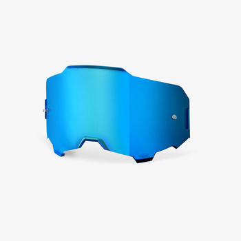 100 PROCENT (2022) SZYBA/SZYBKA POJEDYNCZA DO GOGLI ARMEGA LENS BLUE MIRROR KOLOR NIEBIESKIE LUSTRO STARY KOD 51040-022-02