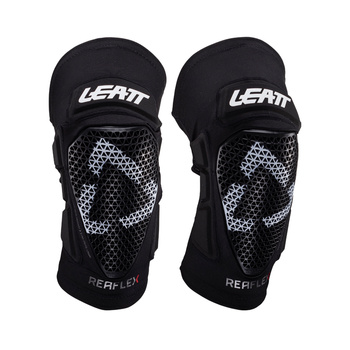 LEATT (NOWOŚĆ 2024) NAKOLANNIKI OCHRANIACZE KOLAN REAFLEX PRO KNEE GUARD BLACK KOLOR CZARNY ROZMIAR M