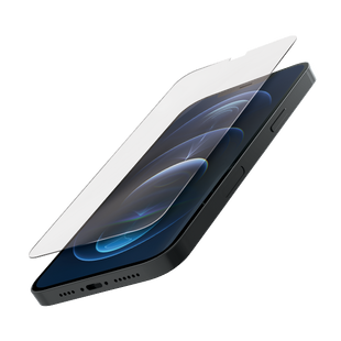 HARTOWANE SZKŁO OCHRONNE WYŚWIETLACZA QUAD LOCK - IPHONE 12 / 12 PRO