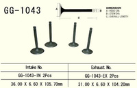 VESRAH ZAWÓR WYDECHOWY HONDA XL 600R/XR 650L/XR 600R, NX 650 '90-00' (2 NA POJAZD) (OEM: 14721-MAN-620,14721-MG3-000) (1SZT.) (MADE IN JAPAN)