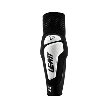 LEATT (2023/2024) NAŁOKIETNIKI OCHRANIACZE ŁOKCI 3DF 6.0 ELBOW GUARD WHITE/BLACK KOLOR CZARNY/SZARY ROZMIAR XXL