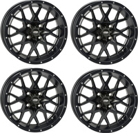 KOMPLET FELG ITP HURRICANE 14X7 4/156 6+1 POLARIS