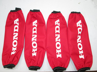 OSŁONY AMORTYZATORÓW CZERWONE HONDA RINCON RUBICON FOURTRAX RANCHER
