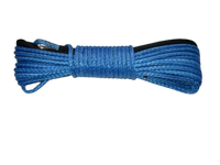 LINA SYNTETYCZNA DO WYCIĄGARKI, NIEBIESKA 6MM 15MB
