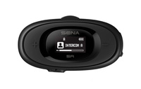 SENA INTERKOM MOTOCYKLOWY 5R BLUETOOTH 5.1 DO 700M Z WYŚWIETLACZEM LCD, GŁOŚNIKAMI HD SPEAKERS I UNIWERSALNYM ZESTAWEM MIKROFONÓW ( 2 ZESTAWY ) (EL)