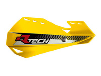 RACETECH OSŁONY RĄK (HANDBARY) DUAL EVO KOLOR ŻÓŁTY (Z MOCOWANIAMI DO KIEROWNICY)