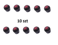 WŁĄCZNIK PRZEŁĄCZNIK UNIWERSALNY 100% WODOSZCZELNY CZERWONY PR18103W ON OFF ON 10 SZT