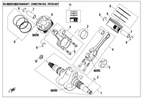 ZABEZPIECZENIE SWORZNIA TŁOKOWEGO CFMOTO 800 X8 0800-040005