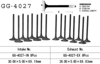 VESRAH ZAWÓR SSĄCY KAWASAKI ZX10 '88-'90 (ZX1000B1-B3) (30,0 X 5,0 X 88,83 MM) (OEM: 12005-1107) (1SZT.) (MADE IN JAPAN)