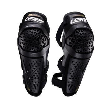 LEATT (NOWOŚĆ 2024) NAKOLANNIKI OCHRANIACZE KOLAN DUAL AXIS PRO KNEE AND SHIN GUARD BLACK KOLOR CZARNY ROZMIAR XXL