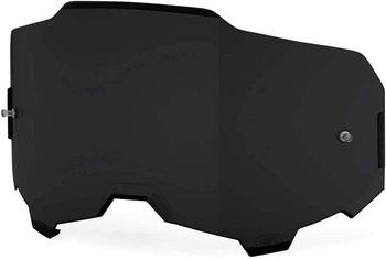 100 PROCENT (2022) ARMEGA REPLACEMENT LENS - DARK SMOKE - SZYBA/SZYBKA DO GOGLI ARMEGA KOLOR CZARNY STARY KOD: 51040-018-02