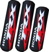 OSŁONY AMORTYZATORÓW HONDA TRX 400 450 CZARNO CZERWONE