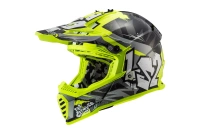 KASK MOTOCYKLOWY DZIECIĘCY ENDURO LS2 MX437 FAST II MINI CRUSHER BL.H-V ROZMIAR M