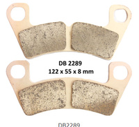 DELTA BRAKING KLOCKI HAMULCOWE KH740 PRZÓD ARCTIC CAT  WILDCAT 1000