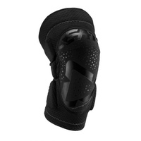 LEATT (2023/2024) NAKOLANNIKI OCHRANIACZE KOLAN 3DF 5.0 KNEE GUARD BLACK KOLOR CZARNY ROZMIAR S/M
