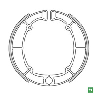 NEWFREN SZCZĘKI HAMULCOWE TYŁ KAWASAKI EN 500 '90-'04, GT 550 '83-'01, VN 800/850 '95-, VN 800 '96-'06, Z 650 '77-'83, ZL 600 ELIMINATOR '85-'99, Z 450 LTD '86-'89, VN 700 '86-'94 (180X40MM)
