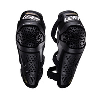 LEATT (NOWOŚĆ 2024) NAKOLANNIKI OCHRANIACZE KOLAN DUAL AXIS PRO KNEE AND SHIN GUARD BLACK KOLOR CZARNY ROZMIAR S/M