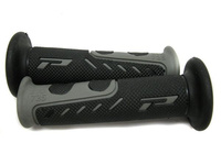 PROGRIP MANETKI PG725 ROAD (22+25MM, DŁ.122MM) KOLOR CIEMNO SZARY/CZARNY (DWUSKŁADNIKOWE)