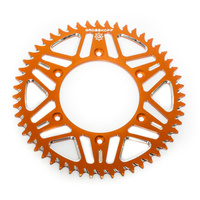 GROSSKOPF ZĘBATKA TYLNA ALUMINIOWA T7075 (ERGAL) 899 51 (89951) KTM/HUSQVARNA/HUSABERG (JTA897.51) (ŁAŃC. 520) KOLOR POMARAŃCZOWY