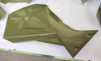 ORYGINALNA OSŁONA BOCZNA LEWA ZIELONA OEM POLARIS SPORTSMAN 570 20-23