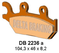 DELTA BRAKING KLOCKI HAMULCOWE KH645 CAN AM MAVERIC 1000 PRAWY - ZASTĘPUJĄ DB2236MX-D ORAZ DB2236QD-D
