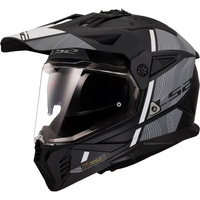KASK LS2 MX702 PIONEER II HILL MATT BL. WHITE XL