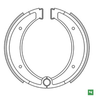 NEWFREN SZCZĘKI HAMULCOWE PRZÓD/TYŁ HUSQVARNA AE 500 '84-, CR 125 '81-'84, CR 240/250/390, CR 430 '81-'81, CR 490 '83-, (162X25MM)