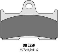 DELTA BRAKING KLOCKI HAMULCOWE KH344 YAMAHA YFM 660 02-08 TYŁ - ZASTĘPUJĄ DB2550MX-D ORAZ DB2550QD-D