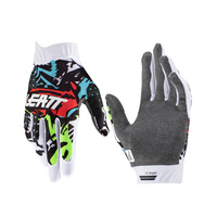 LEATT (2023) RĘKAWICE MOTO 1.5 GRIPR GLOVE ZEBRA KOLOR CZARNY/NIEBIESKI/CZERWONY/BIAŁY ROZMIAR L